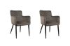 Picture of MILLY Velvet Armchair (Grey) - 2 Chairs in 1 Carton