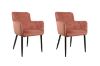 Picture of MILLY Velvet Armchair (Rose) - 2 Chairs in 1 Carton