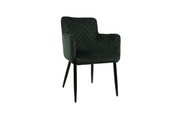 Picture of MILLY Velvet Armchair (Green) - Single