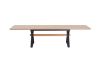 Picture of CAPITOL 1.8M-3M Adjustable & Extendable Dining Table with Metal Black Legs (Natural)