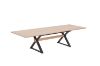 Picture of CAPITOL 1.8M-3M Adjustable & Extendable Dining Table with Metal Black Legs (Natural)