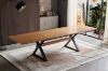 Picture of CAPITOL 1.8M-3M Adjustable & Extendable Dining Table with Metal Black Legs (Natural)