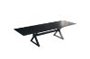 Picture of CAPITOL 1.8M-3M Adjustable & Extendable Dining Table with Metal Black Legs (Black)