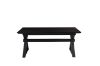 Picture of CAPITOL 1.8M-3M Adjustable & Extendable Dining Table with Metal Black Legs (Black)