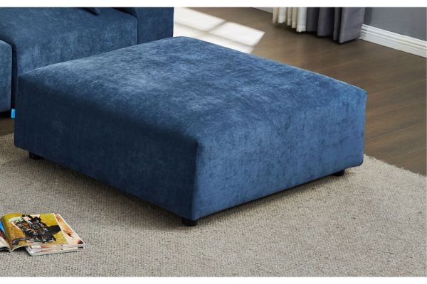 Picture of BARI Memory Foam Fabric Modular Ottoman