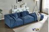 Picture of BARI Memory Foam Fabric Modular Ottoman
