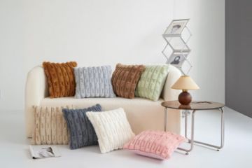 Picture of PLUSH Cushion with Inner (43cmx43cm) Multiple Colors