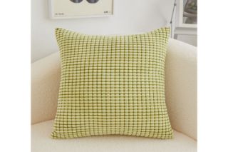 Picture of SIMPLE CORN GRAIN Plush Cushion with Inner (45cmx45cm)  - Green