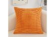 Picture of SIMPLE CORN GRAIN Plush Cushion with Inner (45x45cm)  - Orange