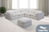 Picture of ALBERT Feather Filled Modular Sofa Range - Water, Oil & Dust Resistant (Off-white)