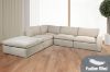 Picture of SKYLAR Feather-Filled Sectional Modular Fabric Sofa (Sandstone)