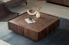 Picture of SKARA Genuine Walnut Veneer Square Coffee Table