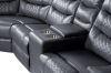 Picture of LAKELAND Reclining Sofa with Console and Storage (Grey)