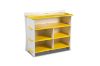 Picture of LEGARE Tool Free Dresser with Mirror by Legaré (Yellow) 