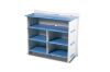 Picture of LEGARE Tool Free Dresser with Mirror by Legaré  (Blue) 