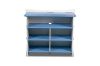 Picture of LEGARE Tool Free Dresser with Mirror by Legaré  (Blue) 