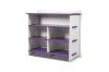 Picture of LEGARE Tool Free Dresser with Mirror by Legaré  (Purple) 