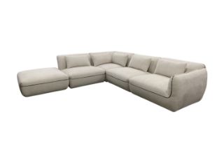 Picture of WALTON Fabric Modular Sofa - 5PC Left Arm Facing Sofa Set