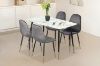 Picture of BIJOK 120 5PC Dining Set (White Marble Finishing)