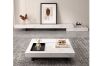 Picture of GRAVITY Sintered Stone Top Coffee Table (White)