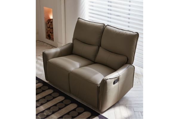 Picture of NICOLE Genuine Leather Reclining Sofa Range - 2RR