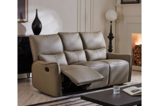 Picture of NICOLE Genuine Leather Reclining Sofa Range - 3RR