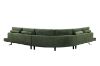 Picture of OLSEN Aragon Fabric Corner Sofa (Green)