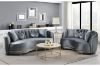 Picture of WESLEY 3/2 Velvet Sofa Range (Grey)