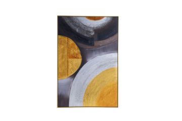 Picture of Canvas Print Wall Art With Golden Frame (80x120cm)