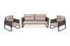 Picture of REPOSE 3/1 Seater NAPA Leather Sofa Range (Brown)