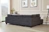 Picture of NEBULA Premium Sectional Sofa with Storage Ottoman & Drop-Down Console (Dark Grey)