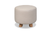 Picture of TOBA Round Ottoman Stool (Light Grey)