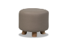 Picture of TOBA Round Ottoman Stool (London Grey)