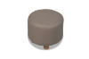 Picture of TOBA Round Ottoman Stool (London Grey)