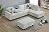 Picture of NEBULA Premium Sectional Sofa with Storage Ottoman -Chaise Facing Right (Off White)