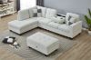 Picture of NEBULA Premium Sectional Sofa with Storage Ottoman - Chaise Facing Left (Off White)