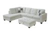 Picture of NEBULA Premium Sectional Sofa with Storage Ottoman - Chaise Facing Left (Off White)