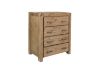 Picture of SPRINGBROOK 4-Drawer Solid Acacia Wood Tallboy