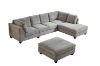 Picture of LIBERTY PREMIUM Sectional Sofa with Ottoman (Light Grey) 