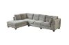 Picture of LIBERTY PREMIUM Sectional Sofa with Ottoman (Light Grey) 