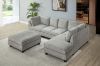 Picture of LIBERTY Premium Sectional Sofa (Light Grey)  - Regular Ottoman Only