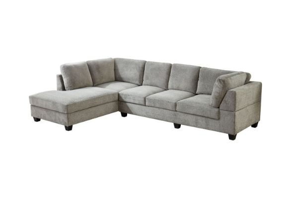 Picture of LIBERTY Premium Sectional Sofa (Light Grey)  - Facing Left without Ottoman