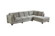 Picture of LIBERTY Premium Sectional Sofa (Light Grey)  - Chaise Facing Right without Ottoman