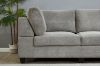 Picture of LIBERTY Premium Sectional Sofa (Light Grey)  - Chaise Facing Right with Regular Ottoman