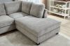 Picture of LIBERTY Premium Sectional Sofa (Light Grey)  - Chaise Facing Right with Regular Ottoman