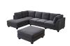 Picture of LIBERTY PREMIUM Sectional Sofa with Ottoman (Dark Grey) 