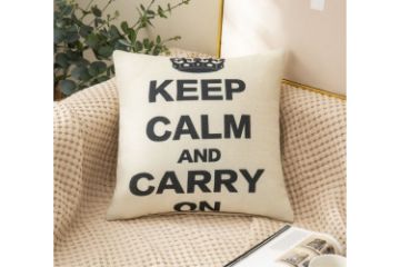 Picture of LINEN Printed Cushion with Inner (45cmx45cm) - 1778