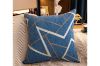 Picture of COLOR STRIPED Chenille Cushion - Dark Blue