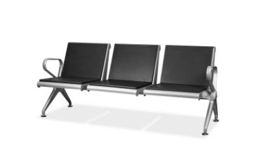 Picture of ORBIT 3 - Seater Tandem Seating with Cushion (Black)