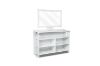 Picture of LEGARE Tool Free COTTAGE Dresser with Mirror by Legaré (White)